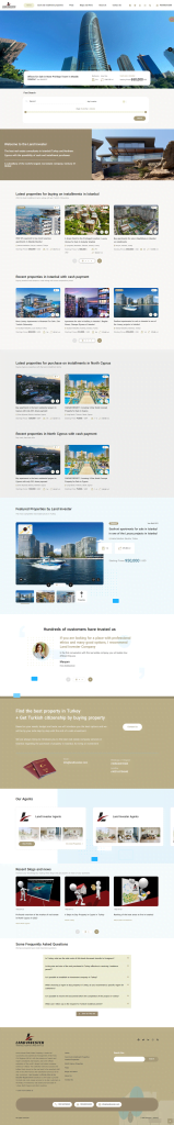 طراحی سایت آژانس املاک ترکیه